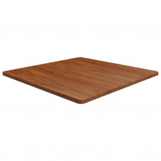 Kvadrātveida galda virsma, brūna, 90x90x2,5 cm, ozola masīvkoks