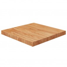 Kvadrātveida galda virsma, brūna, 50x50x4 cm, ozola masīvkoks