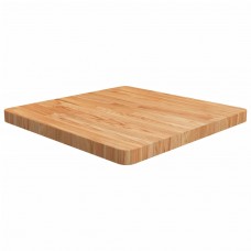 Kvadrātveida galda virsma, brūna, 60x60x4 cm, ozola masīvkoks