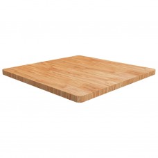 Kvadrātveida galda virsma, brūna, 90x90x4 cm, ozola masīvkoks