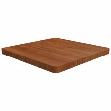 Kvadrātveida galda virsma, brūna, 60x60x4 cm, ozola masīvkoks