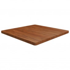 Kvadrātveida galda virsma, brūna, 90x90x4 cm, ozola masīvkoks