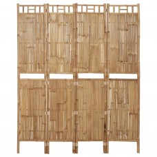4-paneļu istabas aizslietnis, bambuss, 160x180 cm
