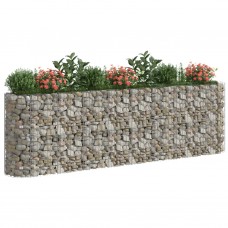 Gabions, augstā puķu kaste, cinkota dzelzs, 330x50x100 cm