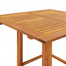 Bistro bāra galds, 75x75x110 cm, akācijas masīvkoks
