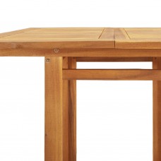Bistro bāra galds, 75x75x110 cm, akācijas masīvkoks