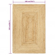 Paklājs, džuta, 180x250 cm, roku darbs
