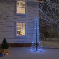 Ziemassvētku egle, 108 zilas led lampiņas, 70x180 cm