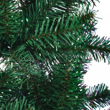 Mākslīgā ziemassvētku egle, zaigojoši zaru gali, zaļa, 120 cm