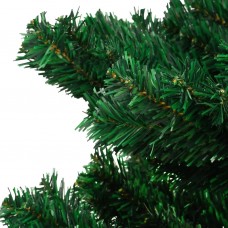 Mākslīgā ziemassvētku egle podā, spirālveida, zaļa, 120 cm, pvc