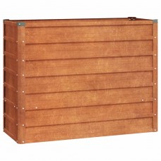 Augstā dārza puķu kaste, rūsas, 100x40x77 cm, kortena tērauds