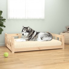 Suņu gulta, 105,5x75,5x28 cm, priedes masīvkoks