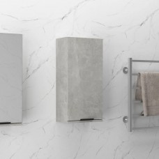 Vannasistabas sienas skapītis, betona pelēks, 32x20x67 cm