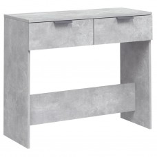 Konsoles galdiņš, betona pelēks, 90x36x75 cm, inženierijas koks