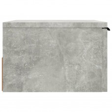 Sienas naktsskapītis, betona pelēks, 34x30x20 cm