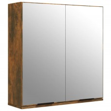 Vannasistabas spoguļskapītis, ozolkoka krāsa, 64x20x67 cm