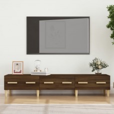 Tv skapītis, ozolkoka krāsa, 150x34,5x30 cm, inženierijas koks