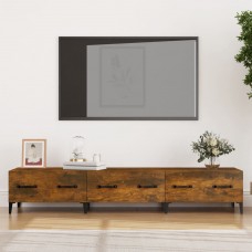 Tv skapītis, ozolkoka krāsa, 150x34,5x30 cm, inženierijas koks