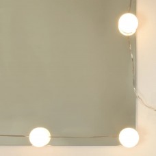 Spoguļskapītis ar led, pelēka ozolkoka krāsa, 60x31,5x62 cm