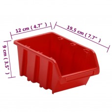 Instrumentu plaukts, melns ar sarkanu, 30 daļas, 77x39 cm