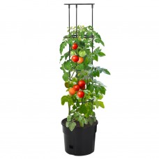 Pods tomātu audzēšanai, ø29,5x115 cm, pelēks, polipropilēns