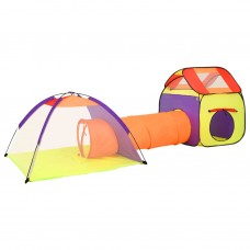 Rotaļu telts, krāsaina, 338x123x111 cm