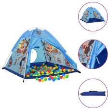 Rotaļu telts, zila, 120x120x90 cm