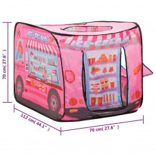 Rotaļu telts, rozā, 70x112x70 cm