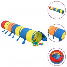 Bērnu rotaļu tunelis, krāsains, 245 cm, poliesters