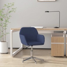 Biroja krēsls, zils audums