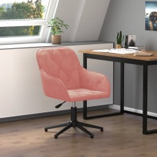 Biroja krēsls, rozā samts