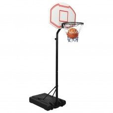 Basketbola vairogs, balts, 237-307 cm, polietilēns