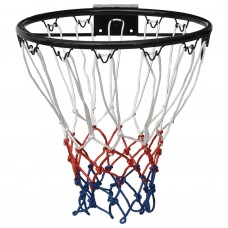 Basketbola grozs, melns, 39 cm, tērauds