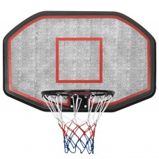 Basketbola vairogs, melns, 109x71x3 cm, polietilēns