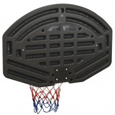 Basketbola vairogs, melns, 90x60x2 cm, polietilēns