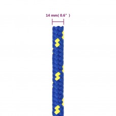 Laivu virve, zila, 14 mm, 100 m, polipropilēns