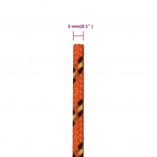 Laivu virve, oranža, 3 mm, 500 m, polipropilēns