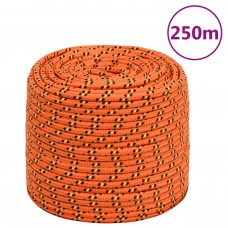 Laivu virve, oranža, 8 mm, 250 m, polipropilēns