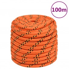 Laivu virve, oranža, 16 mm, 100 m, polipropilēns