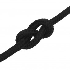 Darba virve, melna, 12 mm, 25 m, poliesters