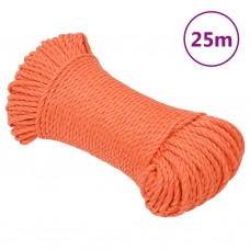 Darba virve, oranža, 8 mm, 25 m, polipropilēns