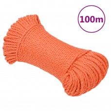 Darba virve, oranža, 8 mm, 100 m, polipropilēns