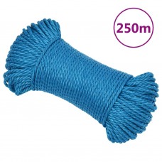 Darba virve, zila, 3 mm, 250 m, polipropilēns