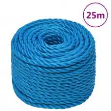 Darba virve, zila, 14 mm, 25 m, polipropilēns