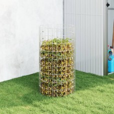 Dārza komposta nožogojums, ø50x100 cm, cinkots tērauds