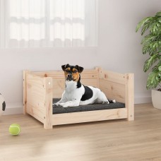 Suņu gulta, 55,5x45,5x28 cm, priedes masīvkoks