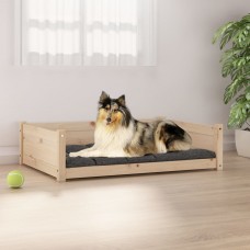 Suņu gulta, 95,5x65,5x28 cm, priedes masīvkoks