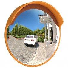 Satiksmes spogulis, izliekts, oranžs, ø30 cm, polikarbonāts