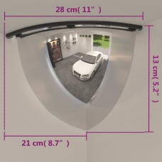 Satiksmes spoguļi, 2 gb., ceturtdaļas kupolveida, ø40cm, akrils