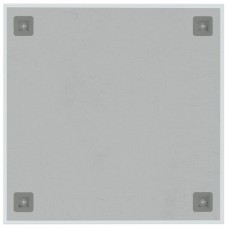 Pie sienas stiprināma magnētiskā tāfele, stikls, 40x40cm, balta